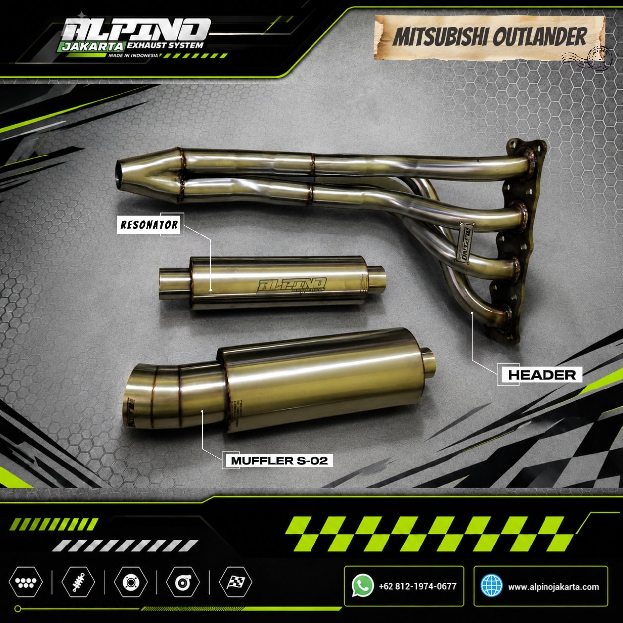 knalpot Outlander
